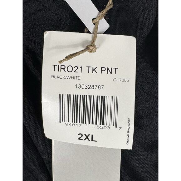 Adidas Tiro21 Track Pants Men’s 2XL Black Performance Casual Gym Pockets Joggers - Picture 7 of 15